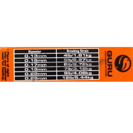 Monofilamentinis valas Guru N-Gauge,...