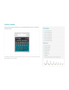 Kabliukai DRENNAN CARBON... 2