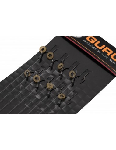 GURU kabliukai su pavadėliu QM1 Bait...