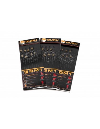 GURU kabliukai su pavadėliu QM1 Bait...