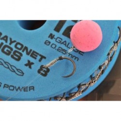 Kabliukai su pavadėliu BEHR 12cm su bayonete 2