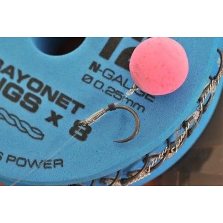 Kabliukai su pavadėliu BEHR 12cm su bayonete